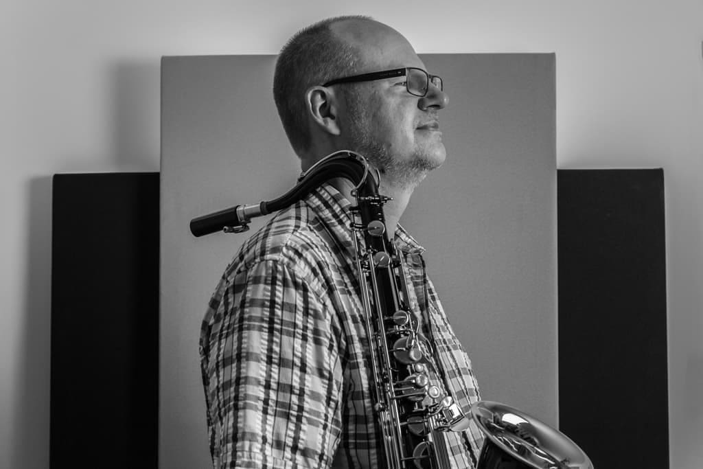 Posing with my tenor, 2019