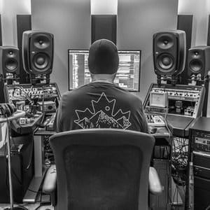 Working in my home studio, 2021